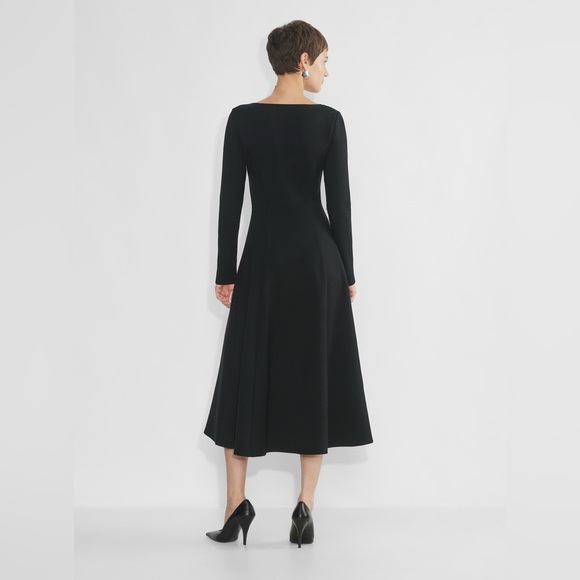 NWT Babaton Leda Ponte Dress in Sumac Burgundy XS - Picture 8 of 11